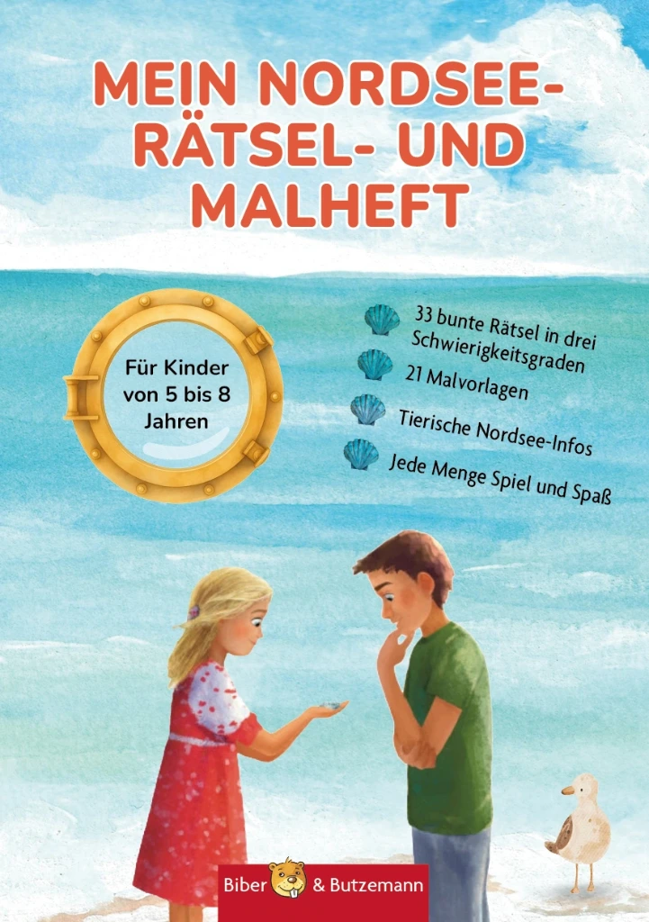 Mein Nordsee-Rätsel- und Malheft